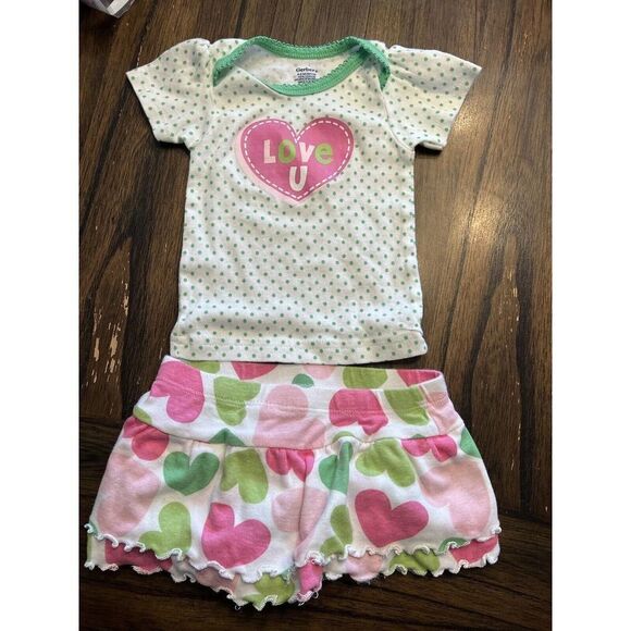 Bundle Baby girls 6-9m Gerber 7pcs #H181 - Picture 6 of 6